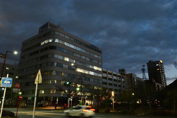 【福岡散歩日誌7】夕方の「舞鶴・赤坂辺り」を散歩【12月】：日が本格的に暮れてきた