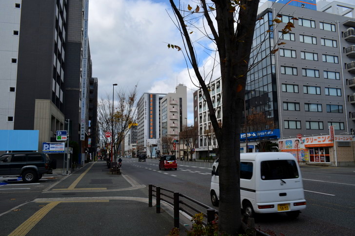 福岡散歩日誌：日赤通り