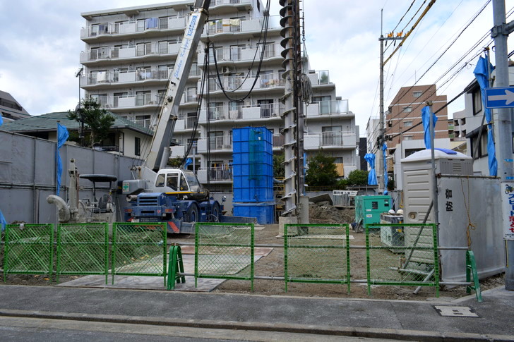 福岡散歩日誌：なんでもない工事現場