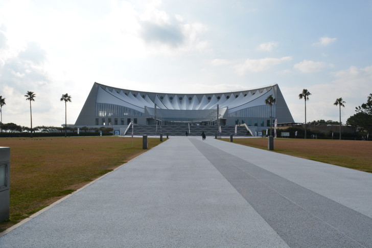 「マリンワールド」と「志賀島」を散歩：マリンワールドの入り口