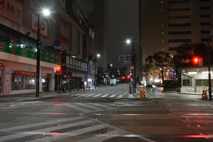 ジュンク堂とかビブレのとこの交差点