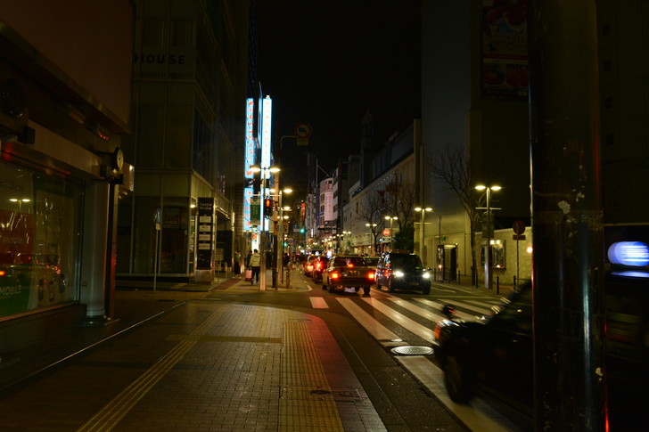 ラストに西通りを撮影