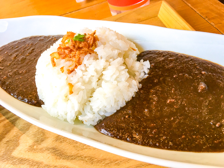 【薬院ランチ】「笑うかど」ガッツリ濃いめの定食屋： キーマカレー 780円