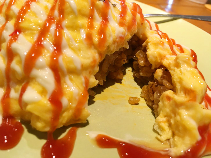 今日のランチはココ。薬院の食堂「笑うかど」グルメレポート：玉子の中はソース飯