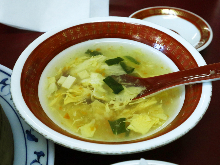 【薬院】本格的な中華料理が楽しめる「餃子李 （ギョウザリー）」グルメレポート：中華スープ