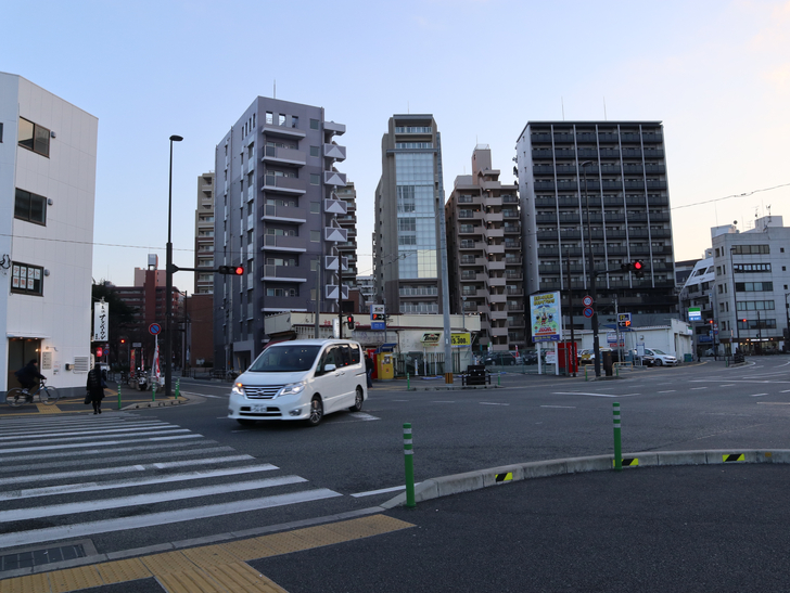 隔離エリアを別角度から撮影