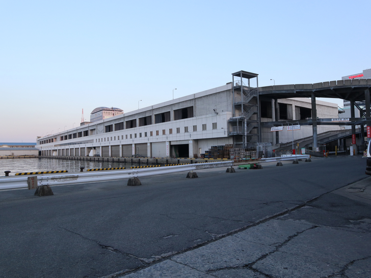 鮮魚市場の裏側