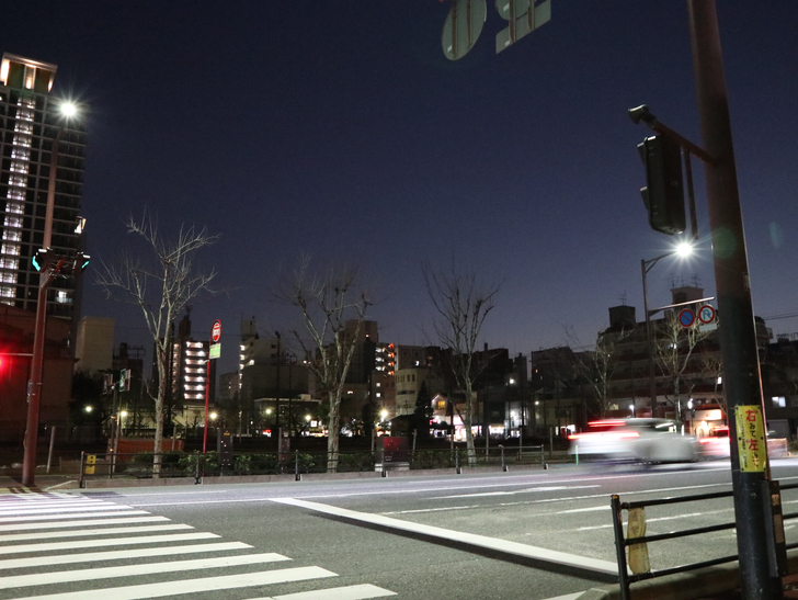 夜の街（長浜付近）