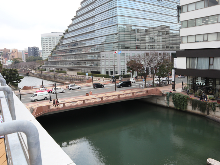 【博多】「水上公園」からの眺めが最高！：アクロス福岡方面