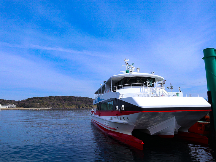 島民328人に対し「猫民100匹」！「相島（あいのしま）」に行ってきた：乗ってきたフェリー