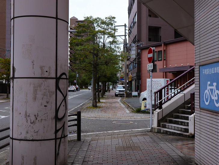 【南区大楠2丁目】静かな並木道をゆったり散歩：平尾駅：高架下からの1枚