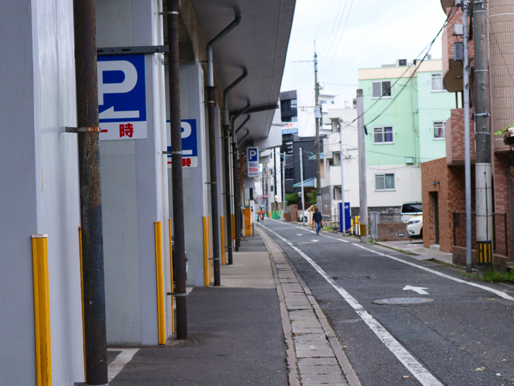 【南区大楠2丁目】静かな並木道をゆったり散歩：高架下を進みます