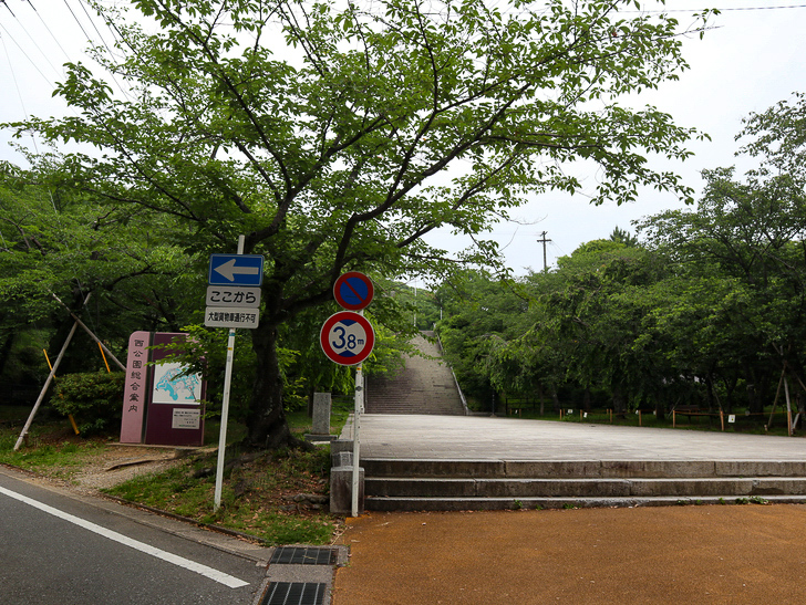 【西公園／光雲神社】まるで“千と千尋”。異空間を散歩： 「光雲神社」手前の階段