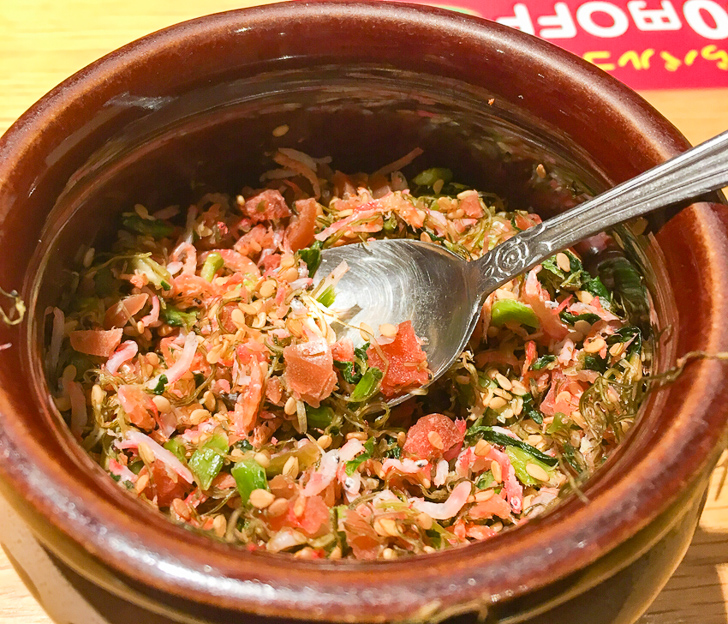 【天神ランチ】「うみの食堂」“まぐろレアかつ”が神な定食屋: 生ふりかけ