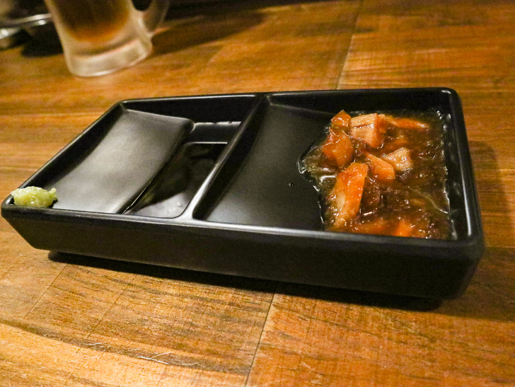 【高砂ランチ】「一番星」ステーキとお好み焼きが楽しめる： ステーキソース