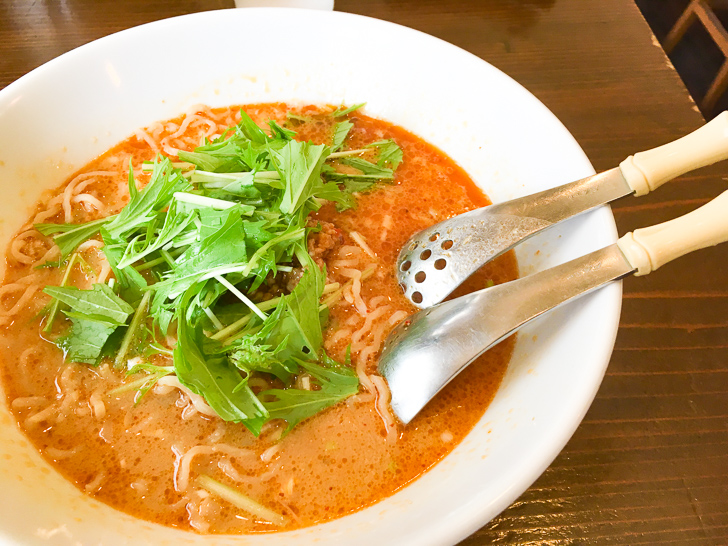 担々麺 チーズ＆ご飯セット（900円）
