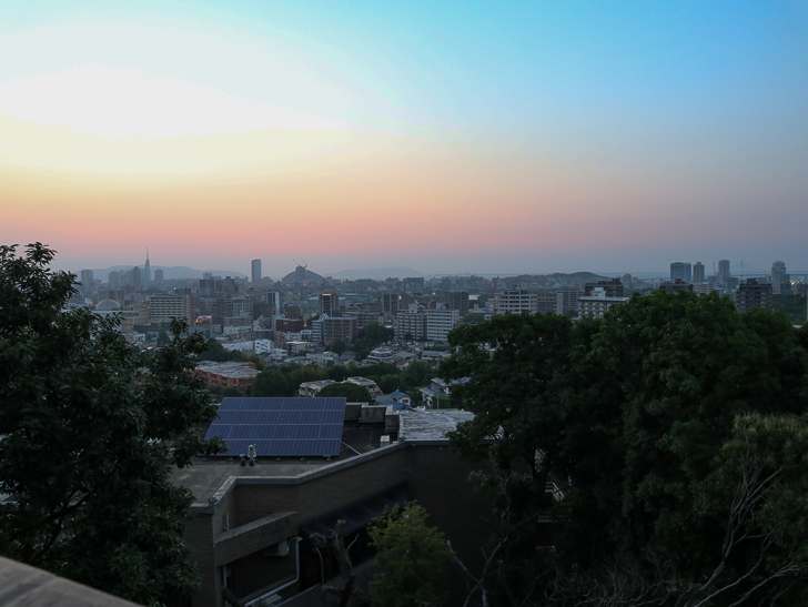 昇り切った直後の景色