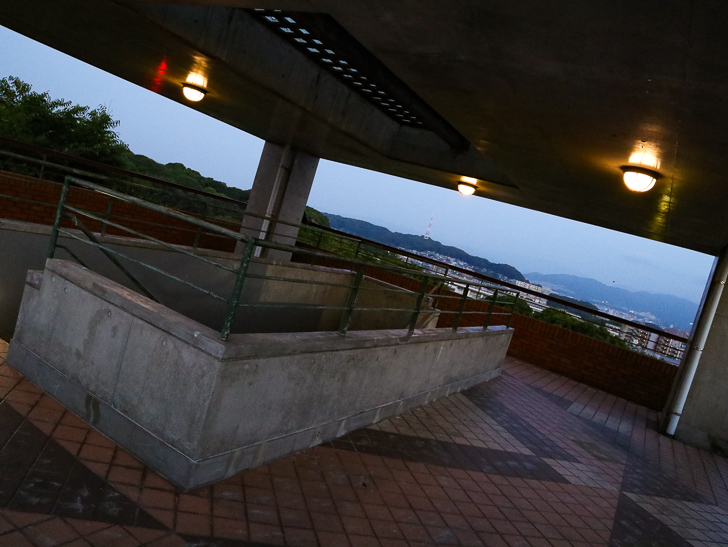 西展望台 最上階の様子