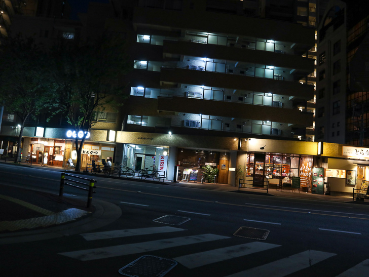 飲み屋が連なっているとこ