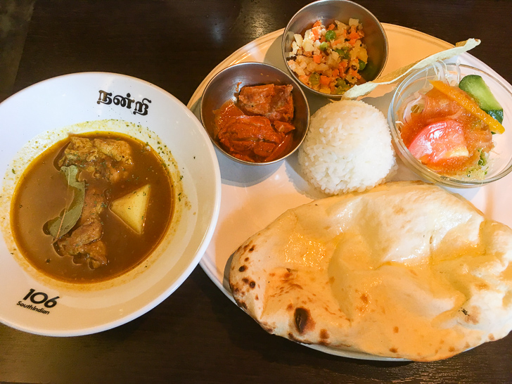 チキンカレーのAセット 1,200円（税抜）