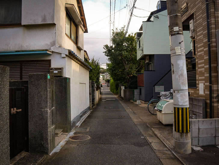 振り返って撮影