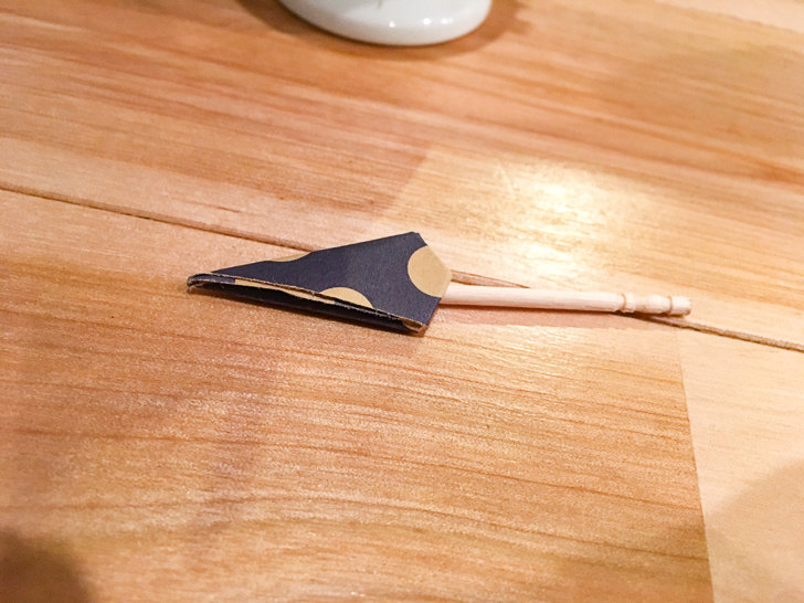 つまようじも、丁寧に個包装されている