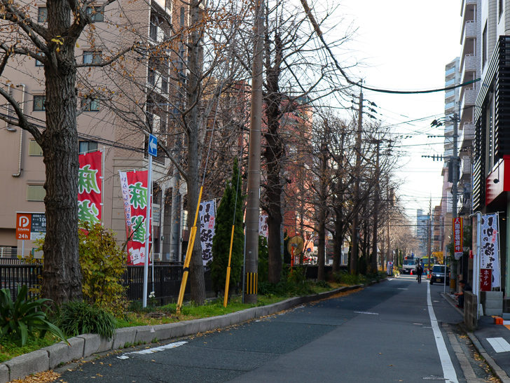 白金っぽい通り