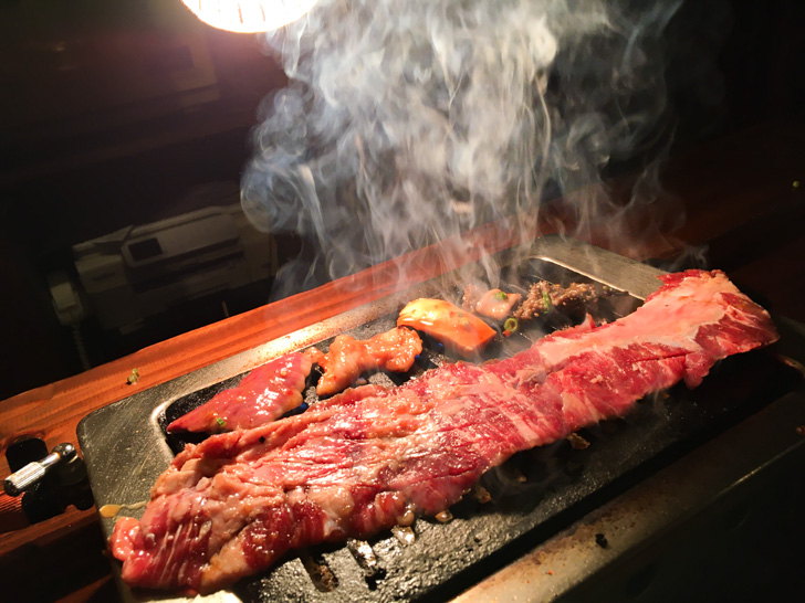 手前が壺漬け肉