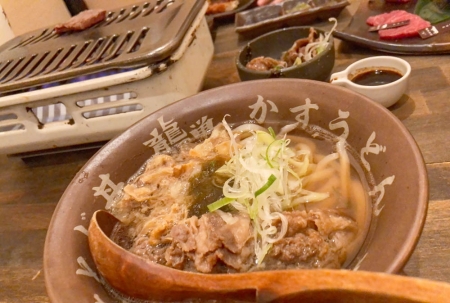 【薬院ランチ】「龍の巣 薬院店」かすうどんと焼肉が楽しめる