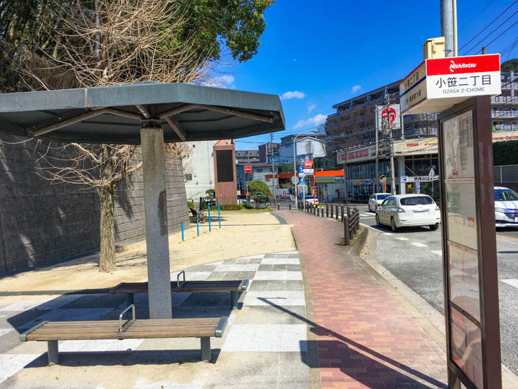 バス停「小笹二丁目」