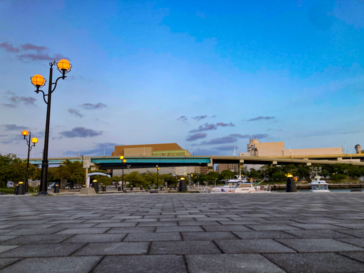 奥の広場まで来ると、高速道路の全景を見れます