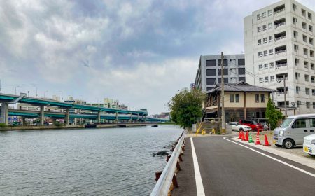 【石城町17丁目】超穴場。高速道路と小笹川を一望できる絶景ポイント