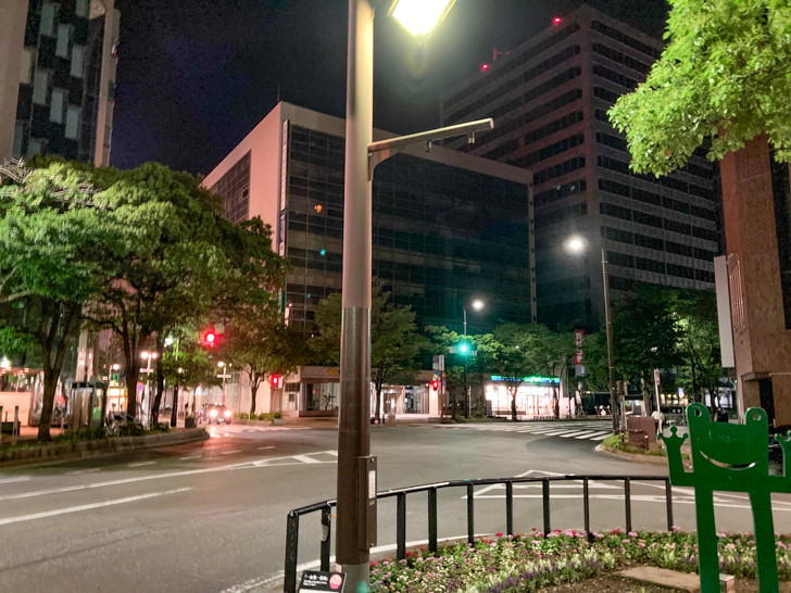 交差点「天神西」