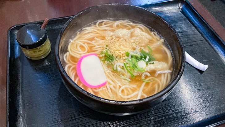 ごぼう天うどん（590円）