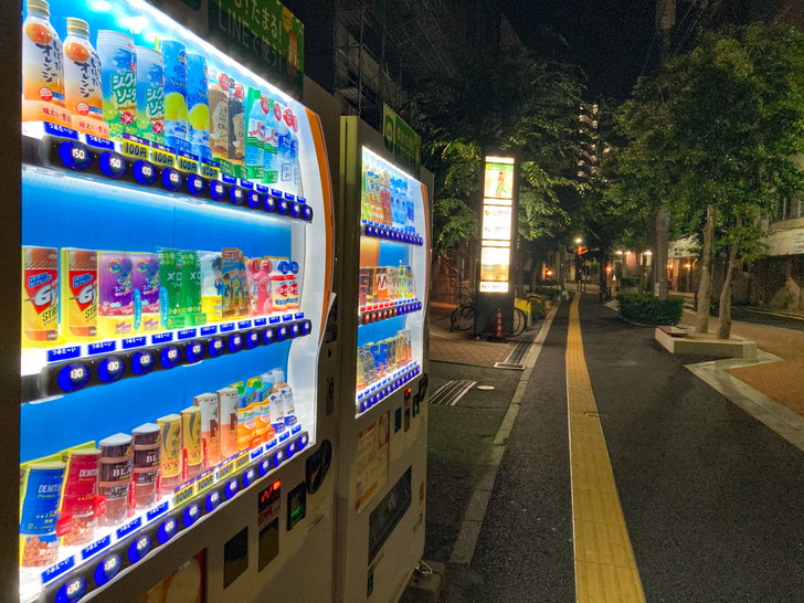 深夜の自販機