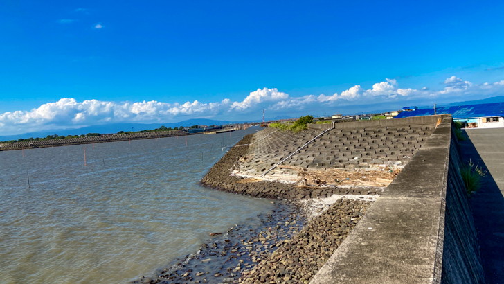 満潮の時はこんな感じ