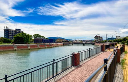 【大牟田市西港町１丁目】なにやらレトロな雰囲気の場所【諏訪川橋】