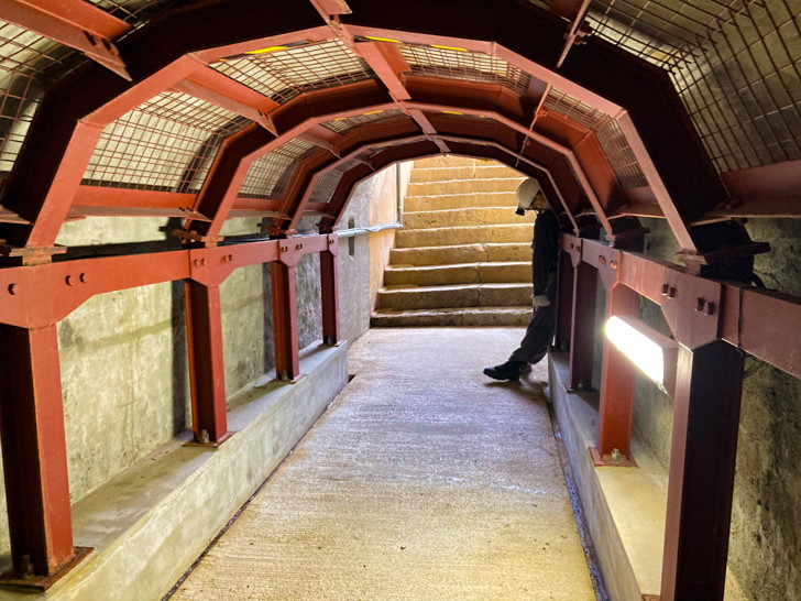 【大牟田】「三川坑跡（みかわこうあと）」を散策（前半）【命賭けの石炭採掘】 通路