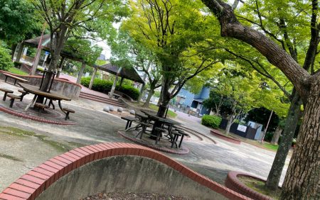 【南区】「皿山中央公園」広々とした住宅地の公園