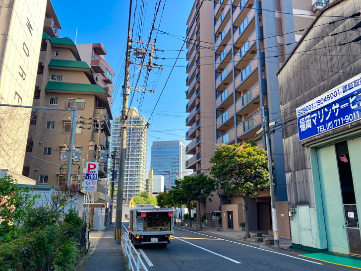 【中央区港1 ・2丁目】少しレトロな港町を散歩 福崎公園の西側