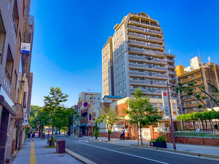 【中央区荒戸２丁目】「西公園さくら参道」風情あふれる並木道 西公園さくら参道