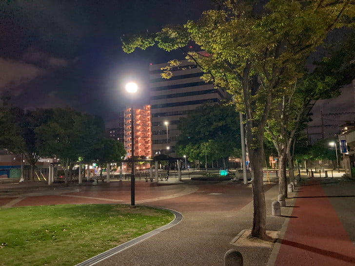 【吉塚緑地】博多区吉塚にある公園にド深夜に行ってきた 吉塚緑地