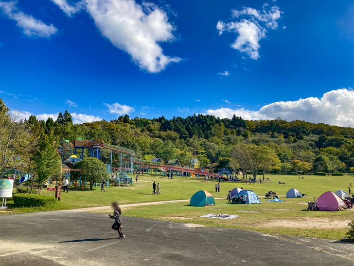 【朝倉郡】「夜須高原記念の森」森の中にある巨大公園 凄く広い。