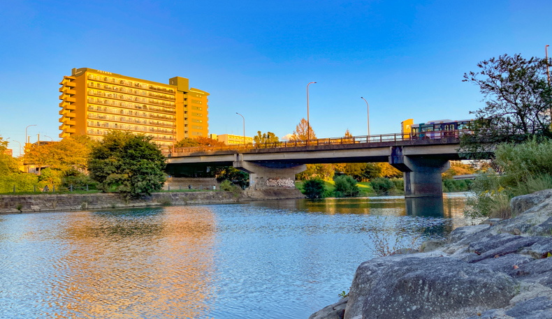 【清水2丁目 part5】美野島南公園 対岸の無名ロケーション きよみ立体橋