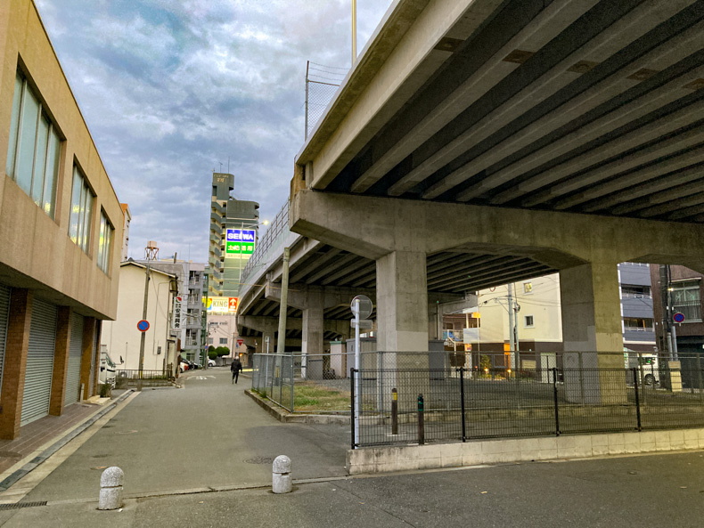 【博多区美野島】バス停「パナソニック前」近辺を散歩 高架下