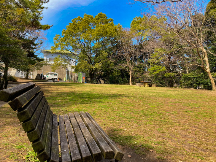 【中央区平尾】「浄水緑地公園」丘上にあるシンプルな公園 閑静な公園での休憩