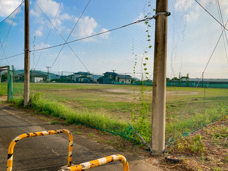 【みやま市高田町】2023年に閉校した開小学校【思い出の場所】 第二グラウンド