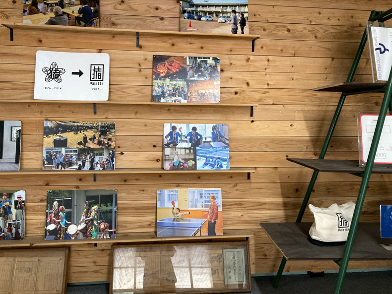 【田川市】「いいかねpalette」遊べて泊まれて働ける。旧猪位金小学校 イベント等のパネル