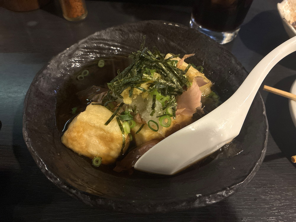 老舗焼き鳥「焼鳥 高宮（本店）」で焼き鳥食い漁って来た 揚げ出し豆腐